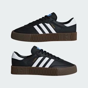 NEW Adidas Black Sambarose (Platform Style)